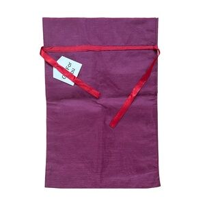 X-Large Pink Gift Bag 15.5”x 22.5” Lined w/ Red Satin Ribbon Drawstring